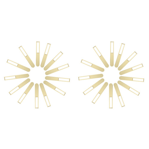 40Stk Wiederverwendbare Goldene Eisstiele Für DIY Projekte 1