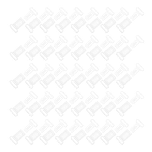 200Pcs White Plastic Breakaway Clasps for Lanyards DIY Connector Clips