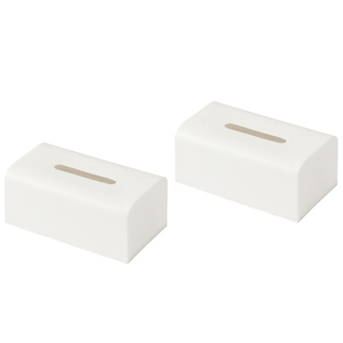 2Pièces Boîte À Serviettes Pour Usage Décoratif 2