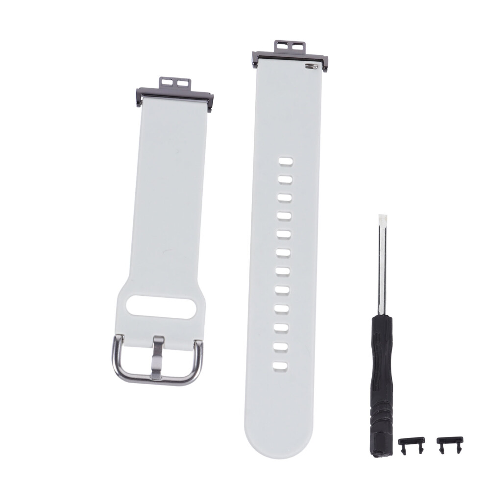 2Pcs Watch Wrist Band Durable Smart Watch Belt For Elegant Decor Grey 3624093355129