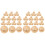 72Pcs Lightweight Mini Woven Straw Hats Small Hat DIY Decorative Props 4