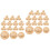 72Pcs Lightweight Mini Woven Straw Hats Small Hat DIY Decorative Props 5