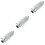 3 Pieces Universal Motorcycle Exhaust Threaded Small Engine Muffler 8