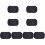 8Pièces Accessoire Clavier Piano Électronique Noir Protection 3