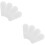 8Pcs White Plastic Window Blind Cord Pull Ends for Home Use 6