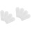8Pcs White Plastic Window Blind Cord Pull Ends for Home Use 4