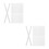 80Pcs White Glue Strips with Mesh Binding for Office Documents 8