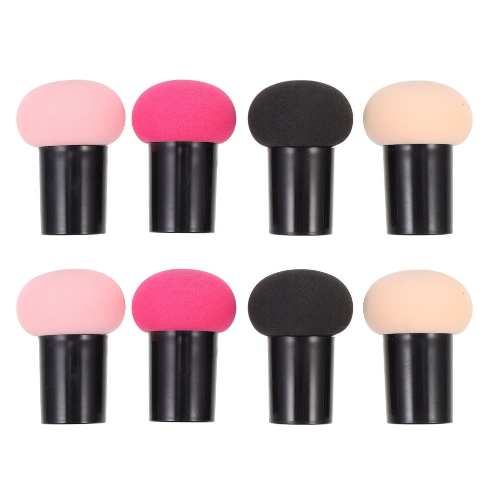 Vaguelly 16 Pcs Mushroom Makeup Foundation Powder Puff Women Girl Makeup Tools