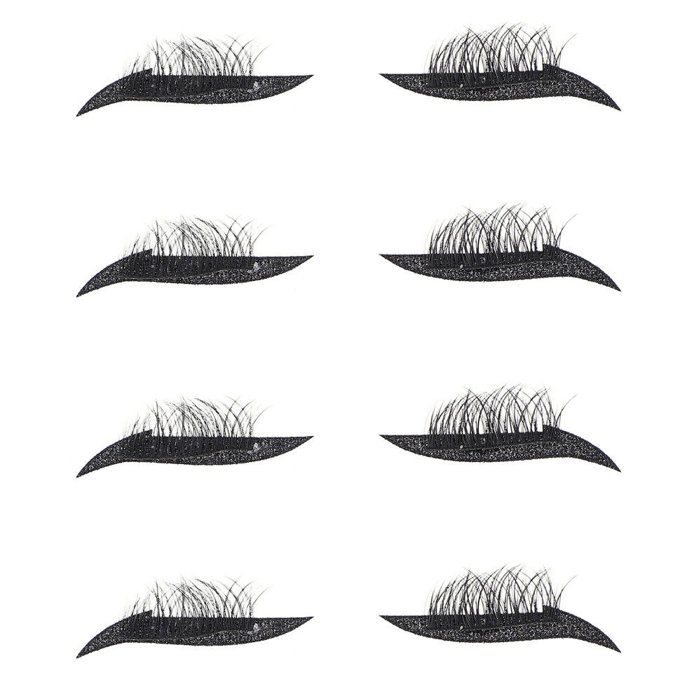 Happyyami Black 12Pairs Self-Adhesive Eyeliner Tape Stickers For Eye Makeup
