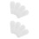 8Pcs White Plastic Window Blind Cord Pull Ends for Home Use 5