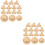 72Pcs Lightweight Mini Woven Straw Hats Small Hat DIY Decorative Props 7