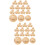 72Pcs Lightweight Mini Woven Straw Hats Small Hat DIY Decorative Props 8