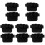 3pcs Walnut Soldier Pendant Nutcracker Hanging Christmas Window Decor Xmas Tree Nutcracker 3