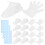 5Sets Moisturizing Disposable Foot Gloves Clear Assorted Color Mittens 1