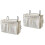2Pcs White Hanging Bedside Storage Bag Organizer for Dorm Room 4