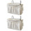 2Pcs White Hanging Bedside Storage Bag Organizer for Dorm Room 5