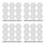 40Pcs Durable Plastic Fish Guard Black Fish Protective Pond Net 8