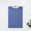 6Pcs Dark Blue Plastic Profile Clipboard with Smooth Edges for Writing 5