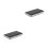 2Pcs High-Strength Black Box Aluminum Alloy PU 6