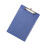 6Pcs Dark Blue Plastic Profile Clipboard with Smooth Edges for Writing 2