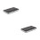 2Pcs High-Strength Black Box Aluminum Alloy PU 5