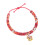 2Pcs Durable Red Pet Collars Japanese Style Cat Tie with Lucky Pattern 2