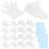 5Sets Moisturizing Disposable Foot Gloves Clear Assorted Color Mittens 2