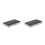 2Pcs High-Strength Black Box Aluminum Alloy PU 4