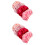 8 Pcs Miss Double Layer Shower Cap 10
