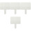 4Pcs Students Dry Erase Paddles White Handheld Double Sided Boards 5