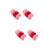 8 Pcs Miss Double Layer Shower Cap 7