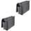 2Pcs Felt Bag Dark Grey Bedside Organizer for Neat Storage 3