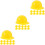 30Pcs Creative Yellow Mini Safety Plastic Doll Accessories 8