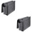 2Pcs Felt Bag Dark Grey Bedside Organizer for Neat Storage 5