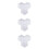 3Pcs Reusable Plastic Path Mold White Maple Leaf DIY Cement Paving 6