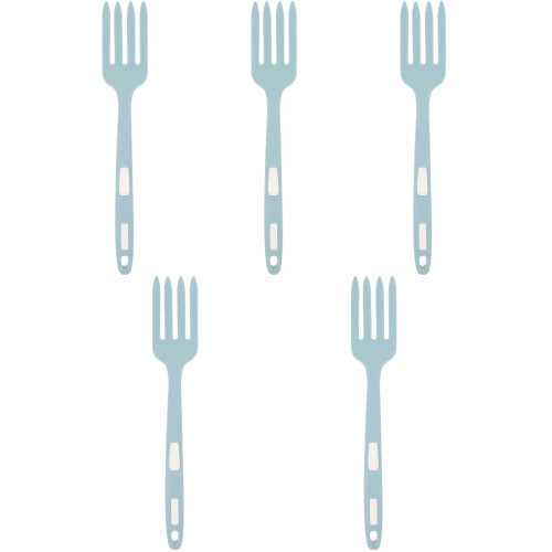 5pcs Silicone Cooking Fork Silica Gel Mixing Spoon Spaghetti 2