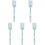 5pcs Silicone Cooking Fork Silica Gel Mixing Spoon Spaghetti 2