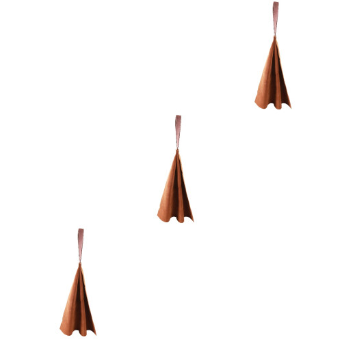 3Pcs Light Brown Pet Bite Cloth Durable Dog Training Toy for Exercise 2