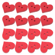 300 Pièces Boutons Cœur Bois Pour Couture Loisirs