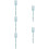 5pcs Silicone Cooking Fork Silica Gel Mixing Spoon Spaghetti 10