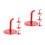 8Pcs Fire Extinguisher Wall Mounts Iron Holder Space-Saving Design 5