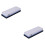 2Pcs White Corundum Double-Sided Sharpening Stone for Home Kitchen 5