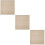 3Pcs Golden Barbecue Protective Mat Fireproof Camping Insulation Pad 9