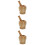 3Pcs Household Yellow Bamboo Garlic Masher Kitchen Tool 7