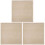 3Pcs Golden Barbecue Protective Mat Fireproof Camping Insulation Pad 2