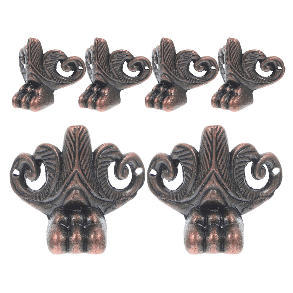 18Pcs Multi Zinc Alloy Metal Feet For Wood Boxes And Furniture Support 3624153558668
