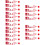 20Sets Teaching Kids Fire Extinguisher Toy Mini Ladder Red Durable 11