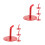 8Pcs Fire Extinguisher Wall Mounts Iron Holder Space-Saving Design 7