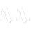 2St Minimalistische Witte Metaal Plate Displayhouder Voor 4