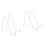 2St Minimalistische Witte Metaal Plate Displayhouder Voor 6